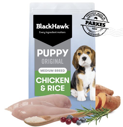 Black Hawk - Chicken and Rice - Puppy - 3kg