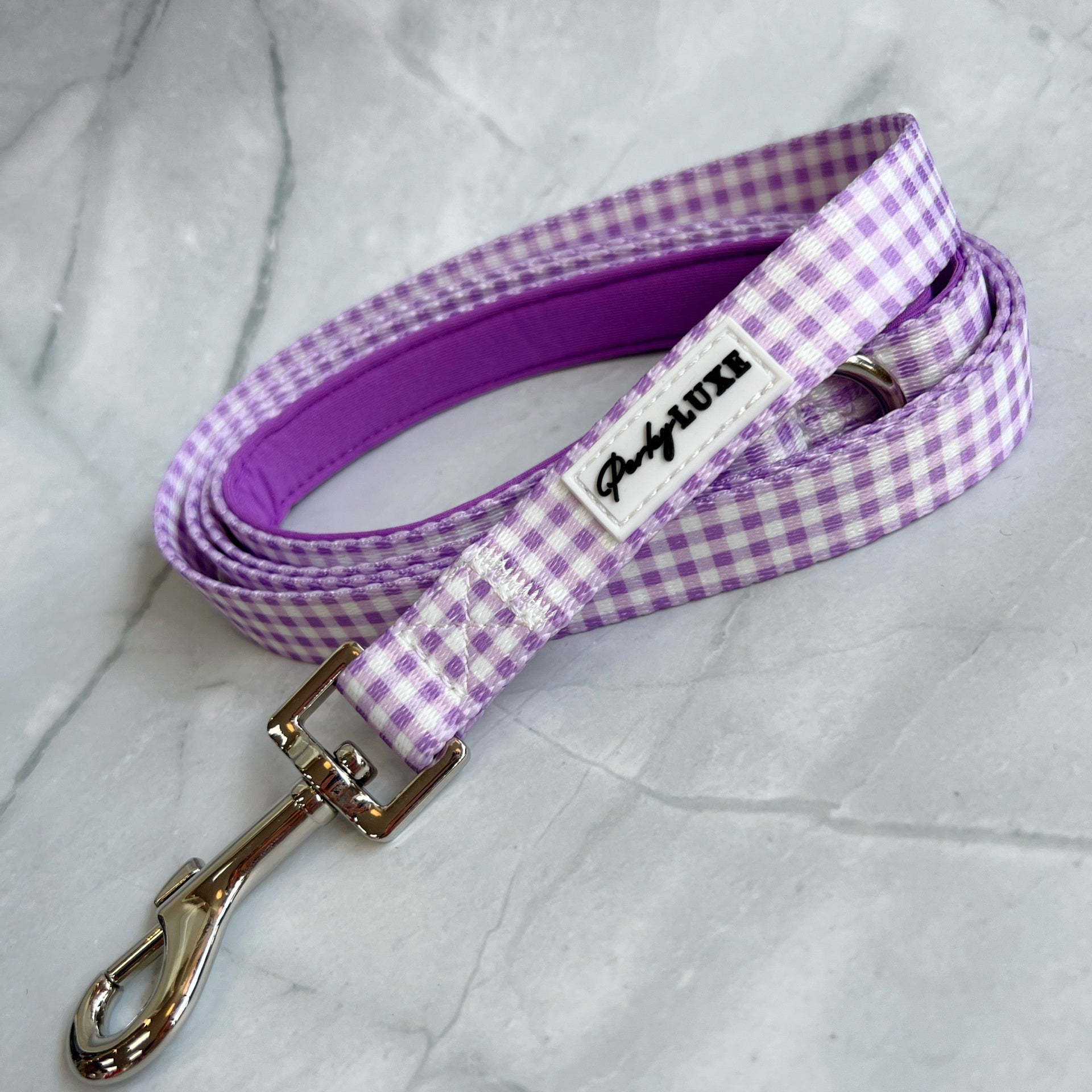 Perky Luxe - Lead - Lilac Gingham