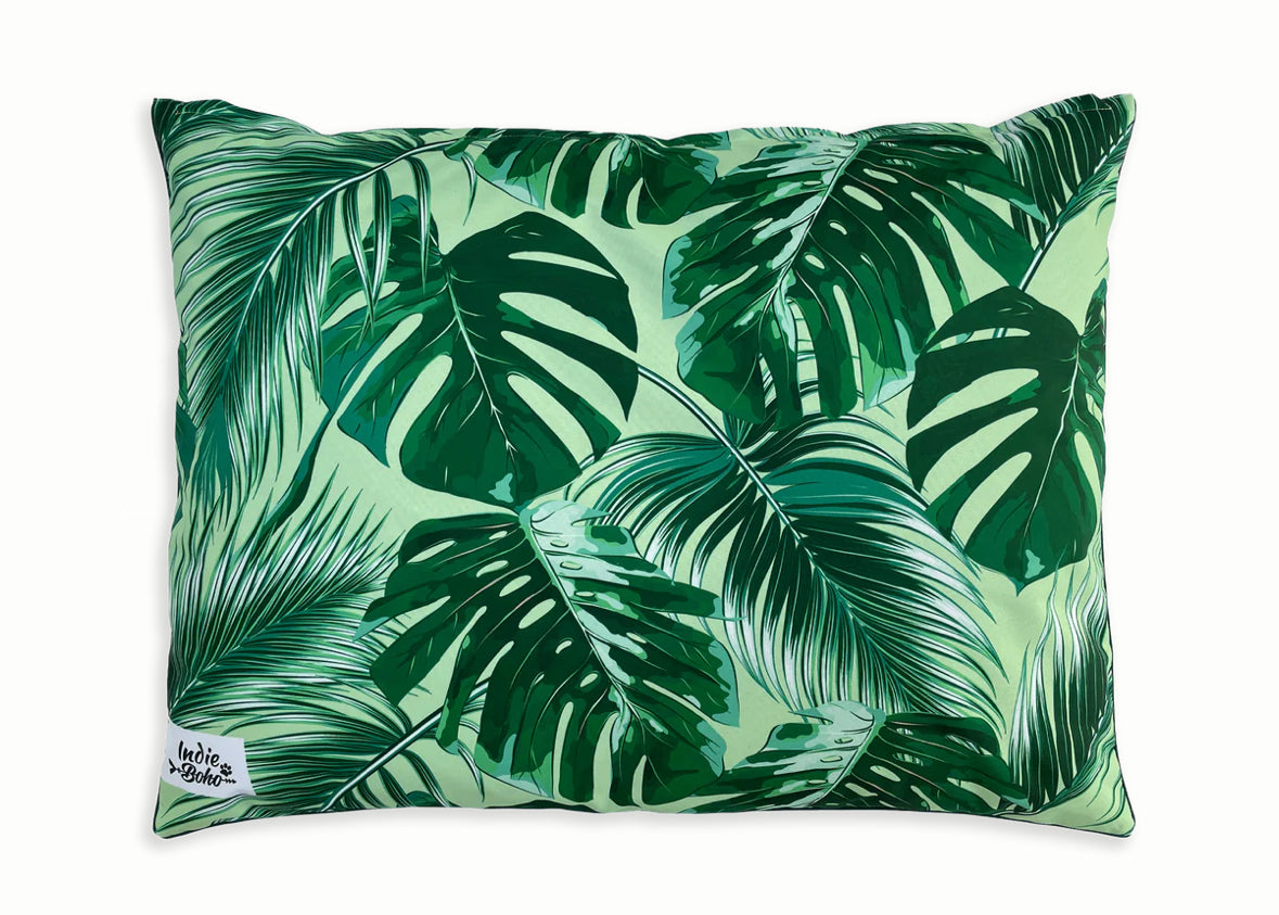 Dog bed - Tropical Leaves